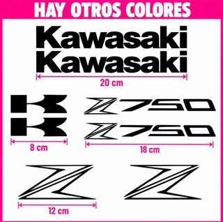 Pegatinas Kawasaki Z750