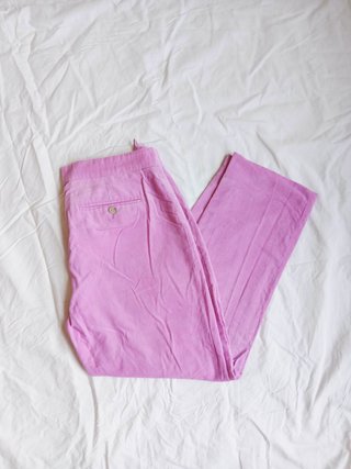Pantalones de pana Ralph Lauren Rosa Talla 6
