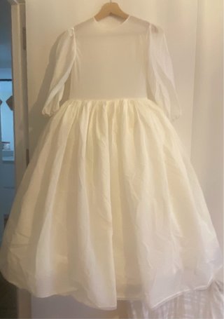 Vestido de comunión con cancán
