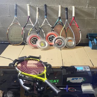 Servicio de encordado de raquetas