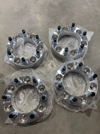 Juego de 4 separadores de rueda de aluminio