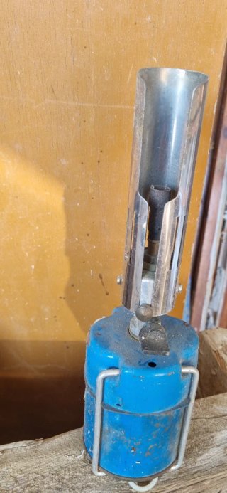 Antiguo soplete de gas