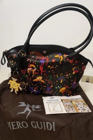 Borsa Piero Guidi Magic Circus Nera