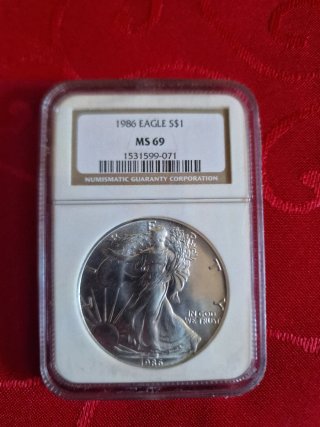 USA: American Silver Eagle - Anno 1986 - 1 dollaro