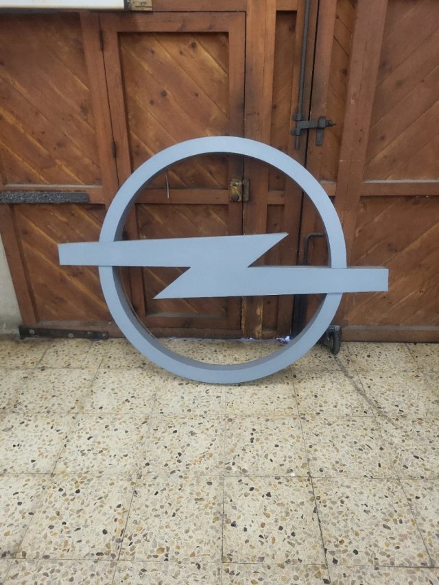 Letrero Opel Aluminio