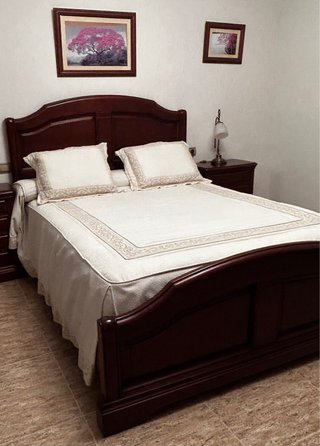 Dormitorio Matrimonio Madera Cerezo 1.50