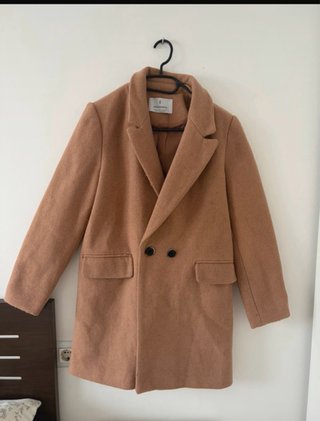 Abrigo mujer coral