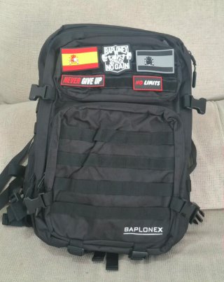 Mochila Táctica Militar Baplonex 45L Negra