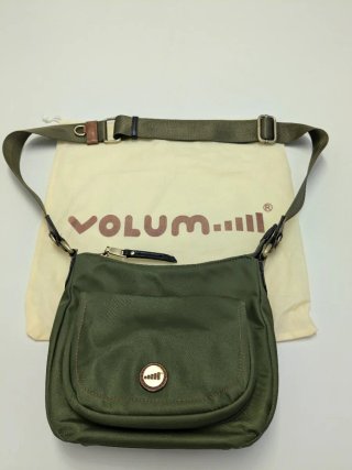 Bolso bandolera verde Volum