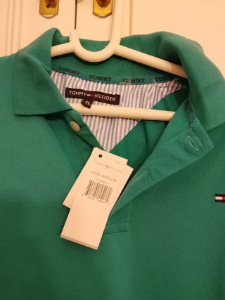 Polo Tommy Hilfiger 1985 Collection Verde Talla XL