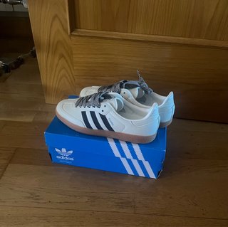 Adidas Samba Blancas y Negras Talla 38