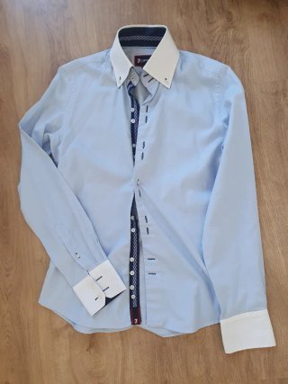 Camisa 7camicie Azul