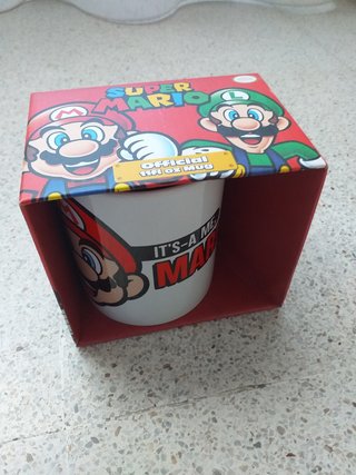 Super Mario Taza de Cerámica Nueva