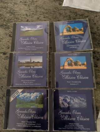 6 CD Grandes Obras Música Clásica