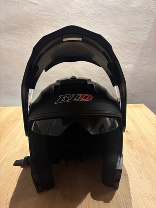 Casco Moto Abatible Negro Nuevo