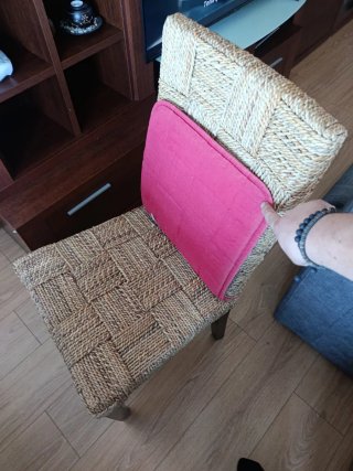 6 Sillas Mimbre Marrón salón terraza... Negociable