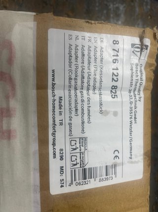 Adaptador Bosch collarín combustion