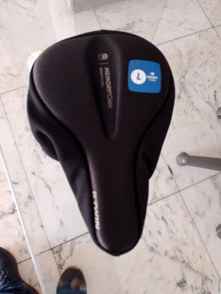 Sillín Btwin Memory Foam Talla L