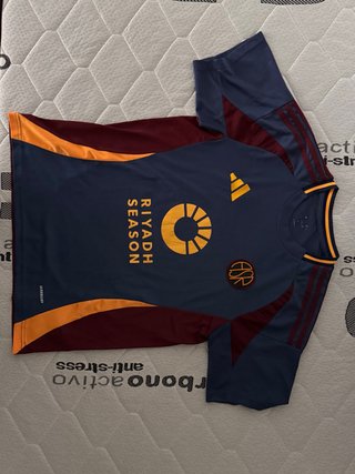 Camiseta Adidas Azul y Naranja