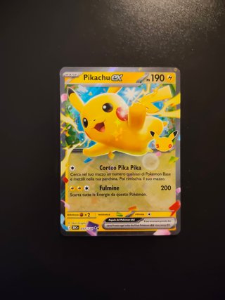 Carta Pokémon Pikachu ex 053/128