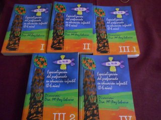 5 Libros de Especialización del profesorado infant