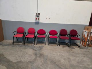 Lote 6 Sillas Confidente con Brazos