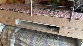 Cameretta con letto estraibile