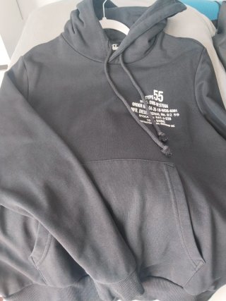 Sudadera Diesel con capucha negra