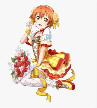 Cosplay Rin Love Live Flower Bouquet