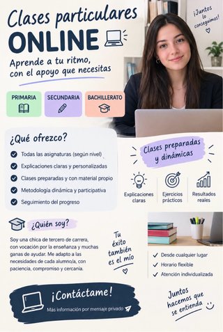 Clases particulares online eso primar bachillerato