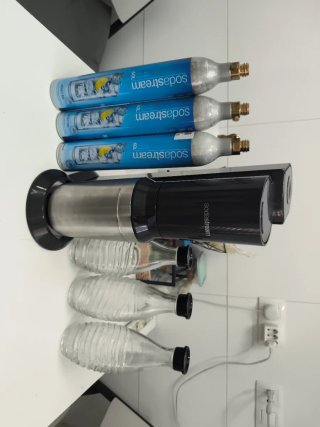 Máquina Sodastream Crystal + 3 botellas