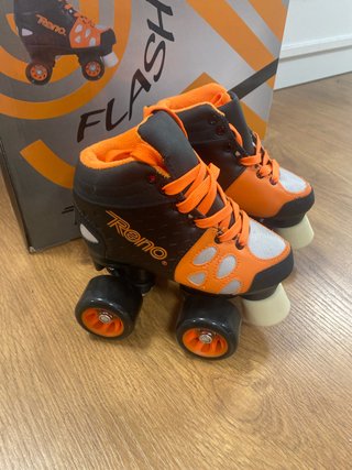 Patines Reno Flash Hockey Naranja N°28