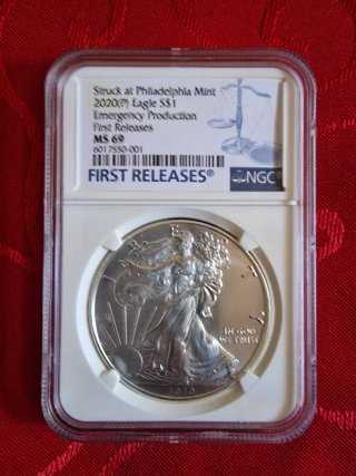 USA: - American Silver Eagle - 2020 - 1 dollaro