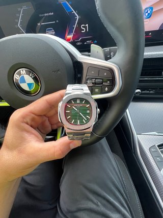 Patek Philippe Nautilus Verde Plata