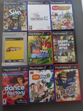 Lotto 8 Giochi PS2 (PlayStation 2)