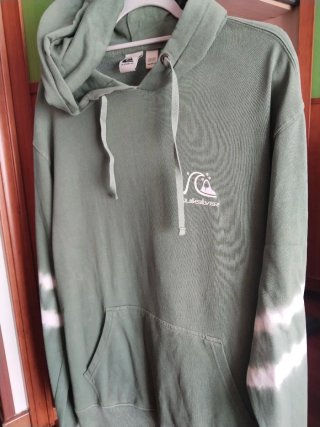 Sudadera Quiksilver Hombre Verde Talla M