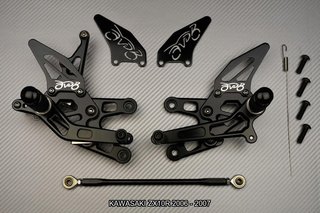 Estriberas retrasadas KAWASAKI ZX10R 2006 - 2007