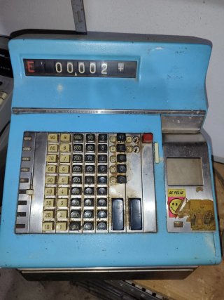 Caja Registradora Vintage Hugin