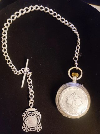 Reloj Bolsillo Plata maciza Antiguo
