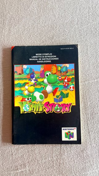 Manual de Instrucciones Yoshi's Story N64