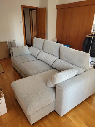 Sofá modular Ikea beige tela