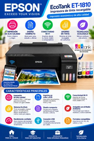 Impresora Epson EcoTank ET-1810
