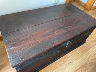Baúl de madera restaurado