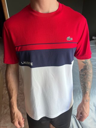 Camiseta Lacoste Tricolor