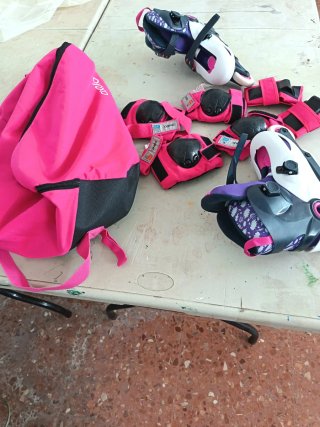 Patines Oxelo con protecciones y bolsa