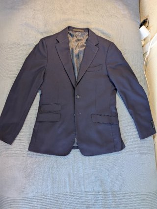 Traje de vestir azul marino hombre