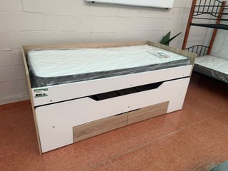 Cama Nido Juvenil con Somier y 2 Cajones
