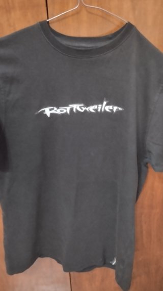 Camiseta Negra Rottweiler