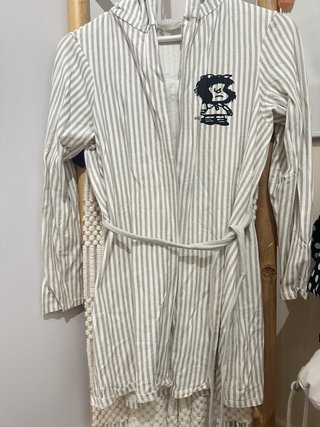 Bata de casa con estampado