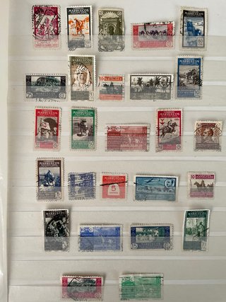 Lote de 26 sellos de España y África